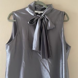 Nine West sliver satin top